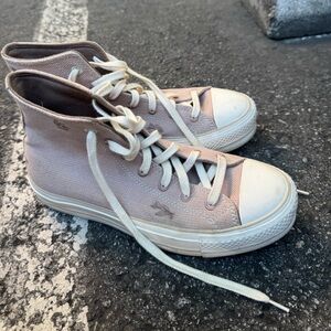 Converse Chucks Garden Club High-Tops with Embroidered Flowers